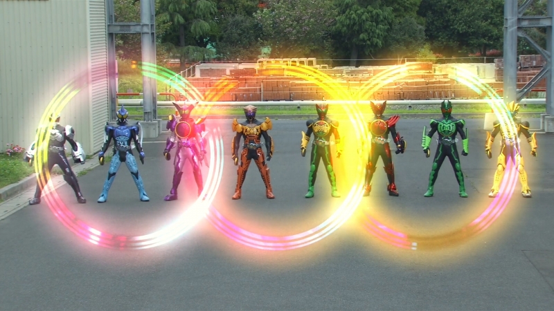 Kamen Rider OOO Allstars: The 21 Leading Actors and Core Medals